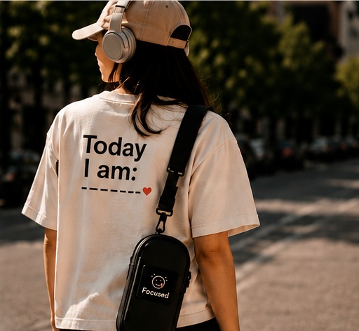 Today I Am tee with Signal Capsule